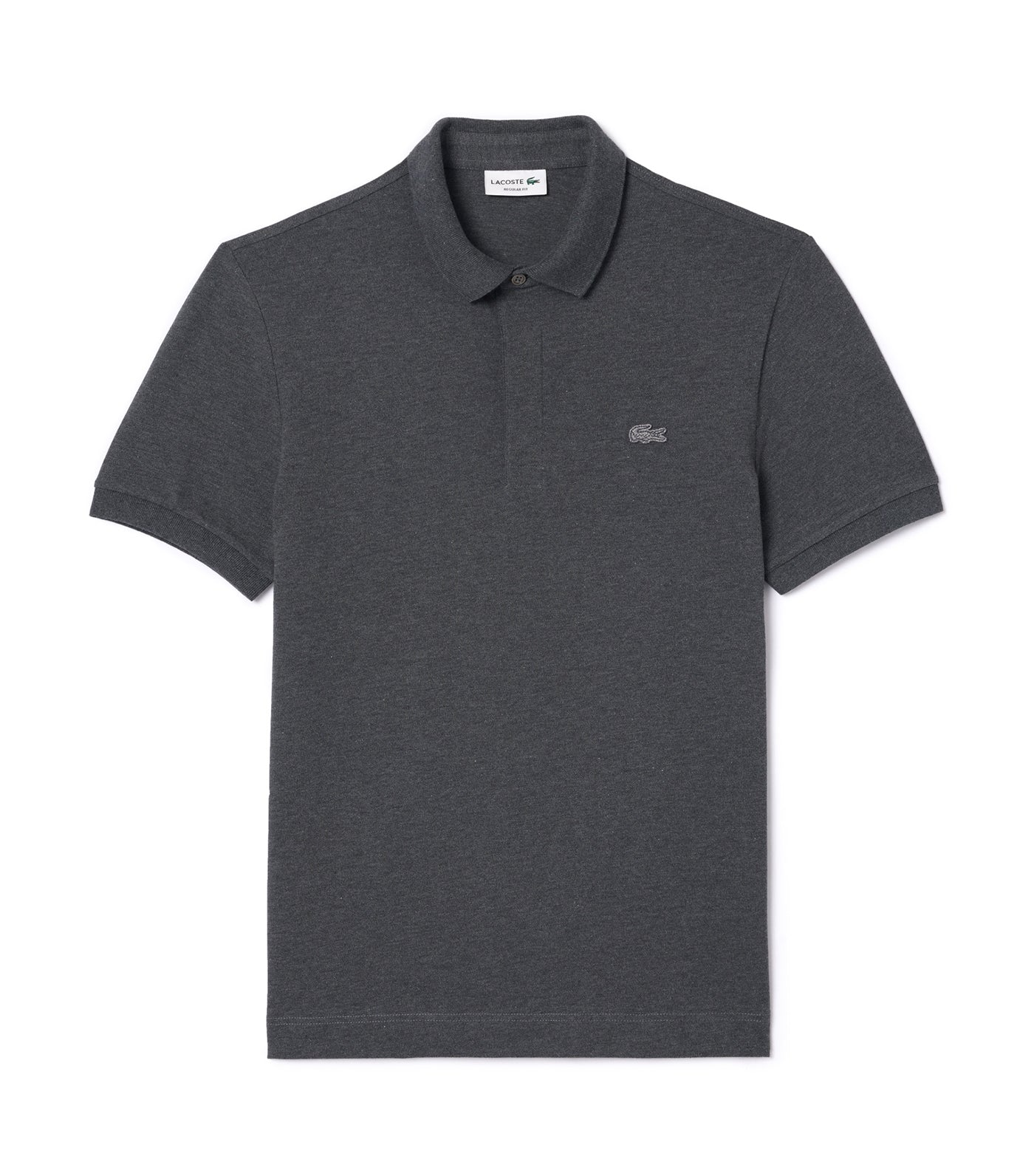 Men's lacoste paris polo shirt regular fit stretch outlet cotton piqué