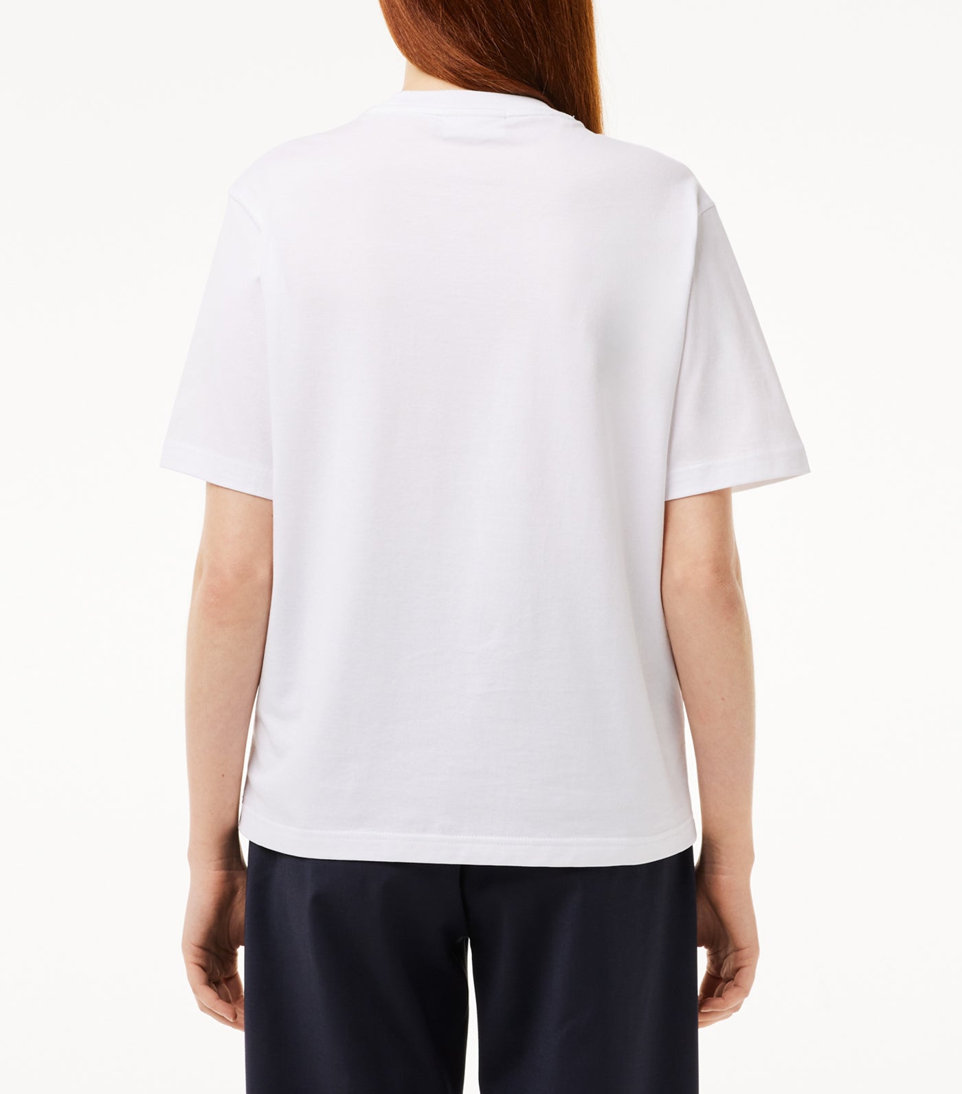 Relaxed Fit Lightweight Cotton Pima Jersey T-Shirt White