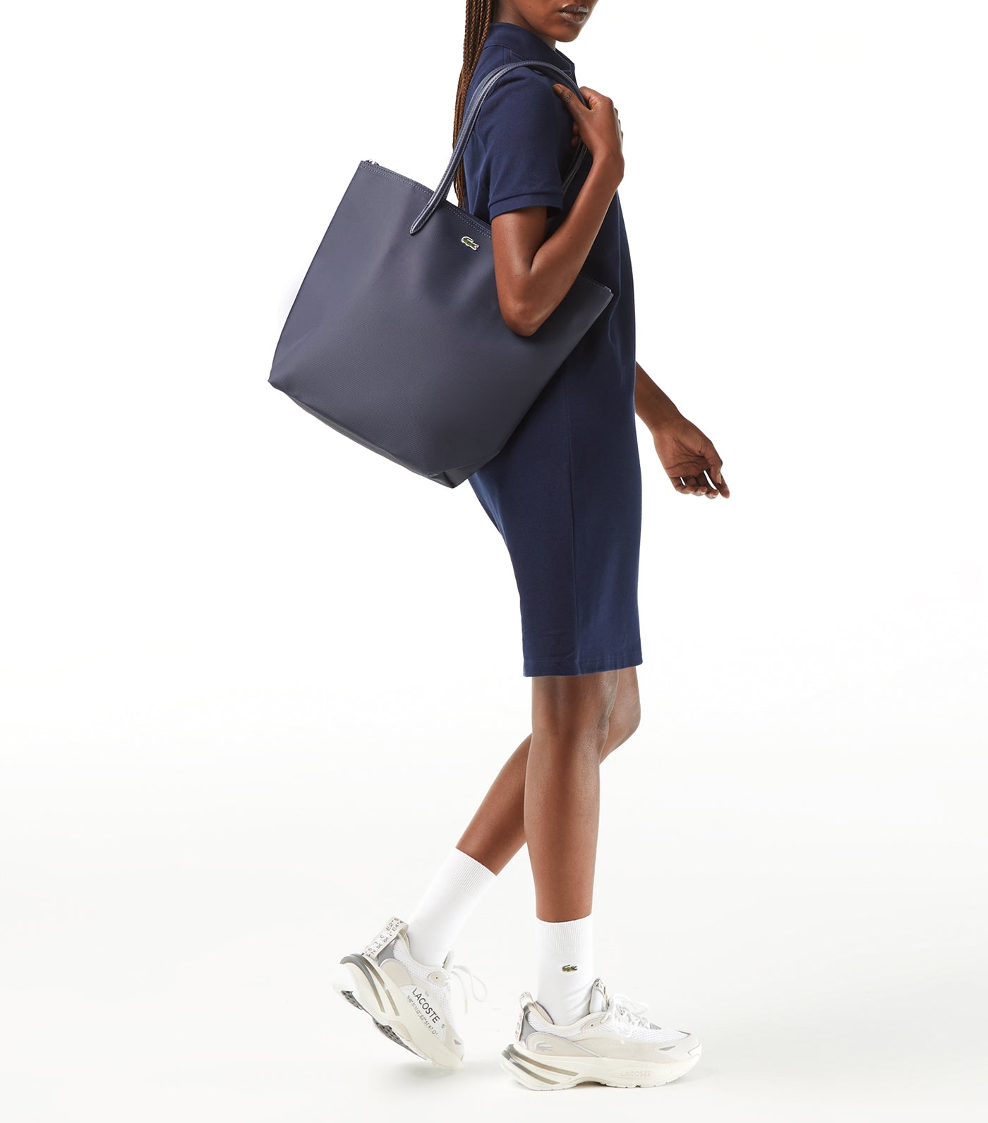 Women's L.12.12 Concept Vertical Zip Tote Bag Eclipse