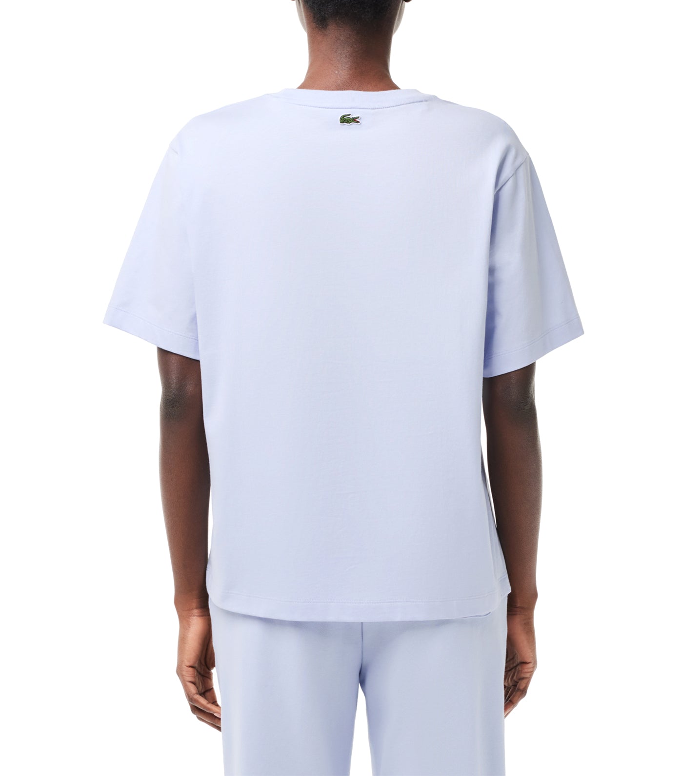 Lacoste Print Cotton Jersey T-Shirt Phoenix Blue