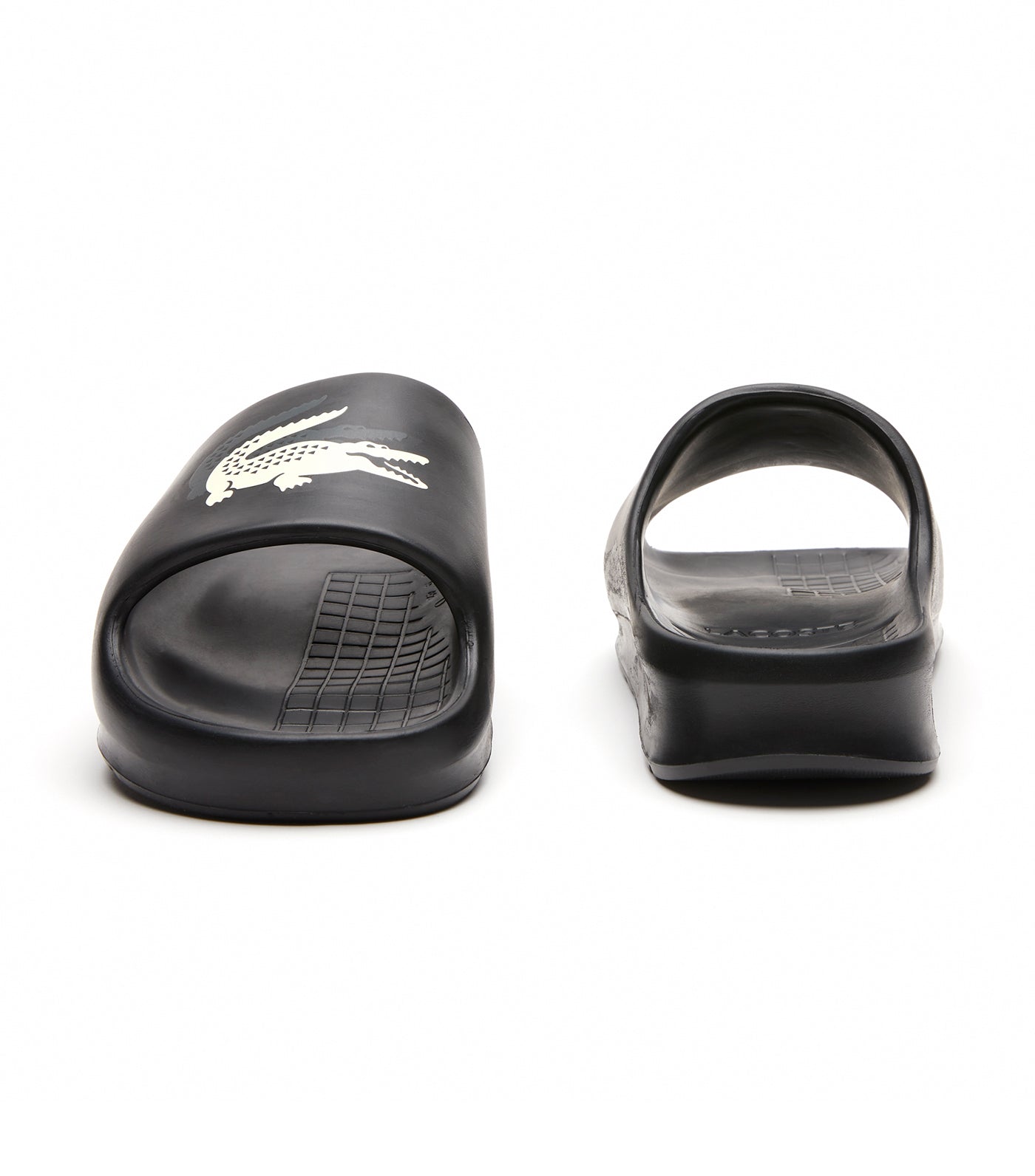 Men's Lacoste Serve Slide 2.0 Evo Synthetic Slides Black/Off White