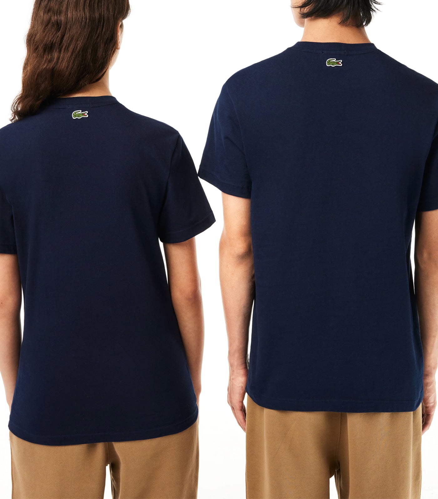 Iconic Print Cotton Jersey T-Shirt Navy Blue