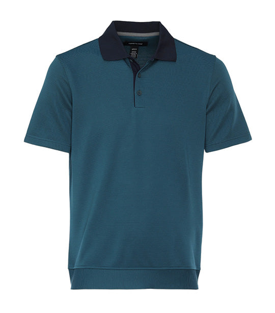 Short Sleeve Polo Sweatshirt Medium Blue