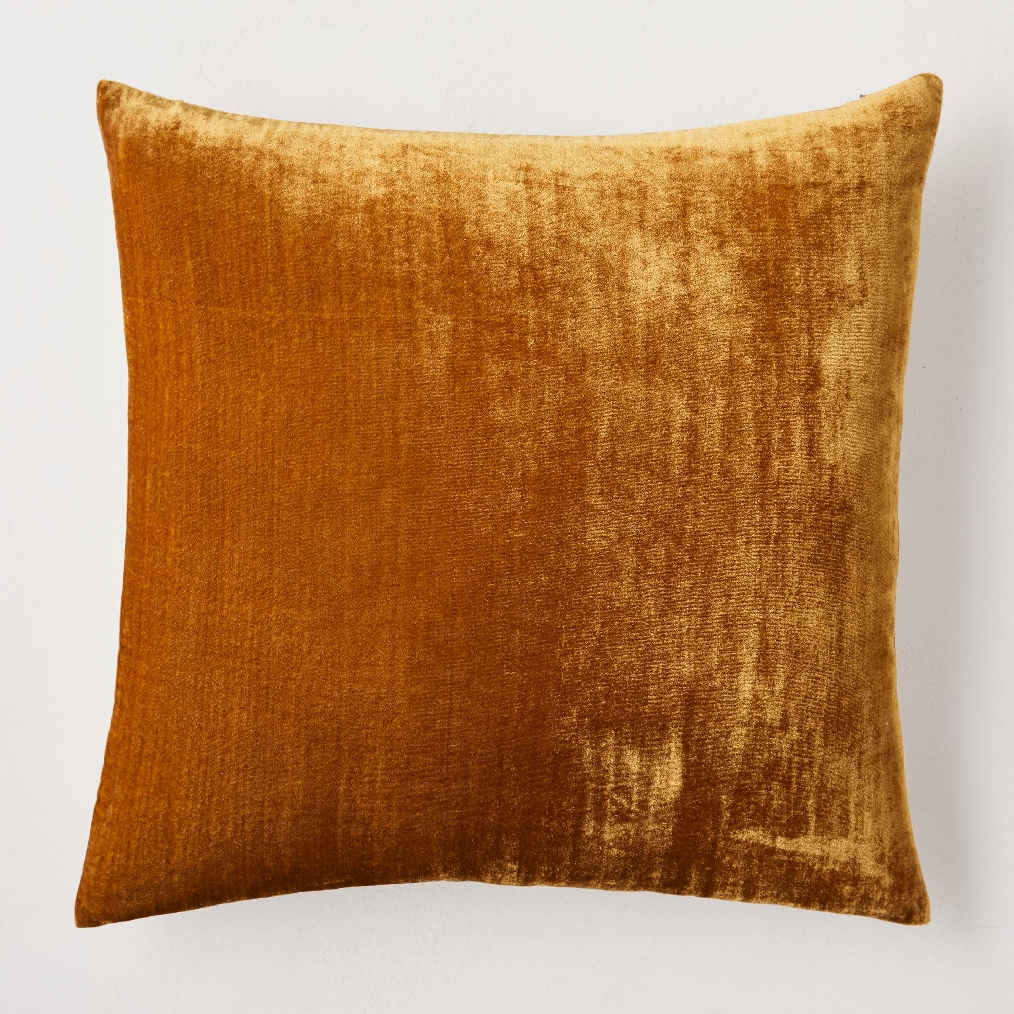 Lush Velvet Pillow Cover - Golden Oak