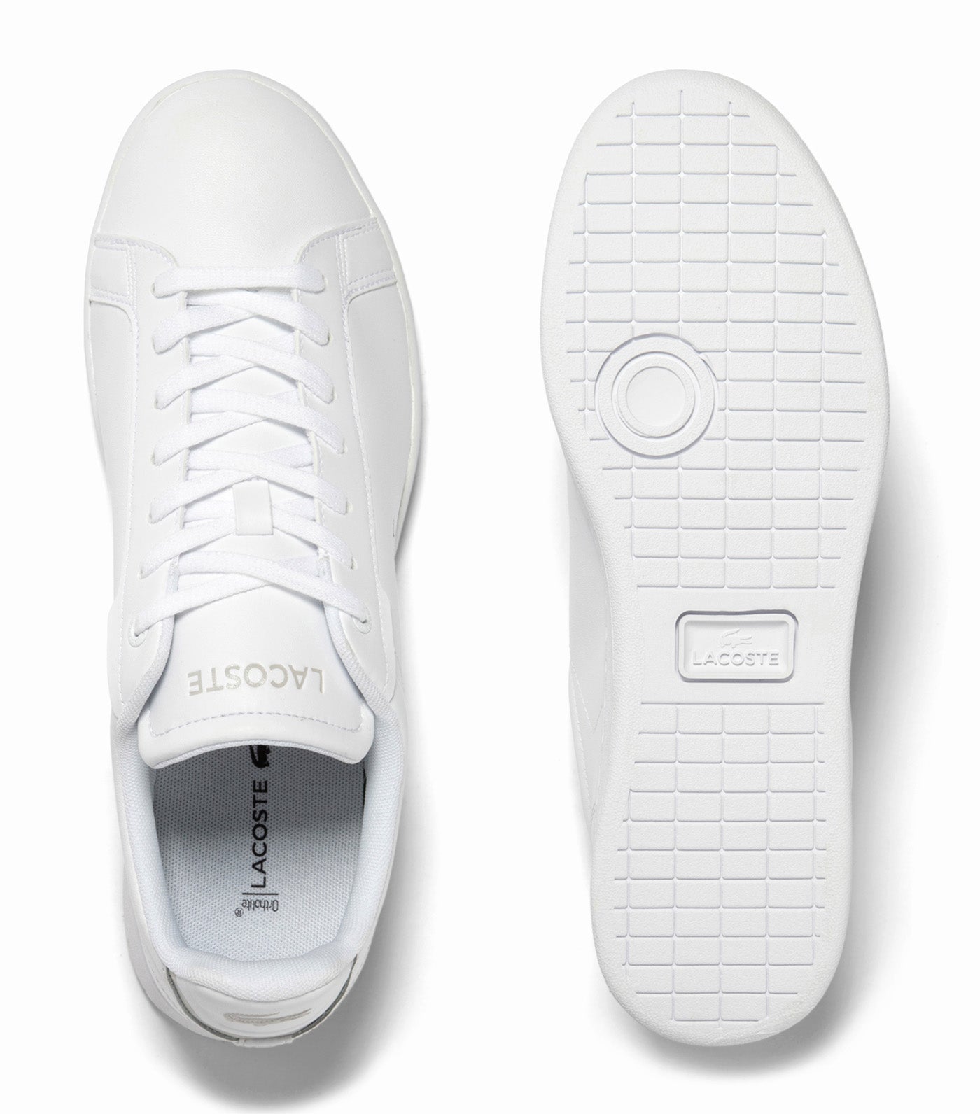 Lacoste Men s Lacoste Carnaby Pro BL Leather Tonal Trainers White White Rustan s