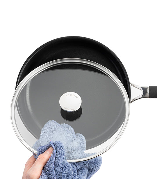 Classic Stainless Steel Covered Skillet