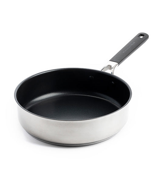 Classic Stainless Steel Covered Skillet