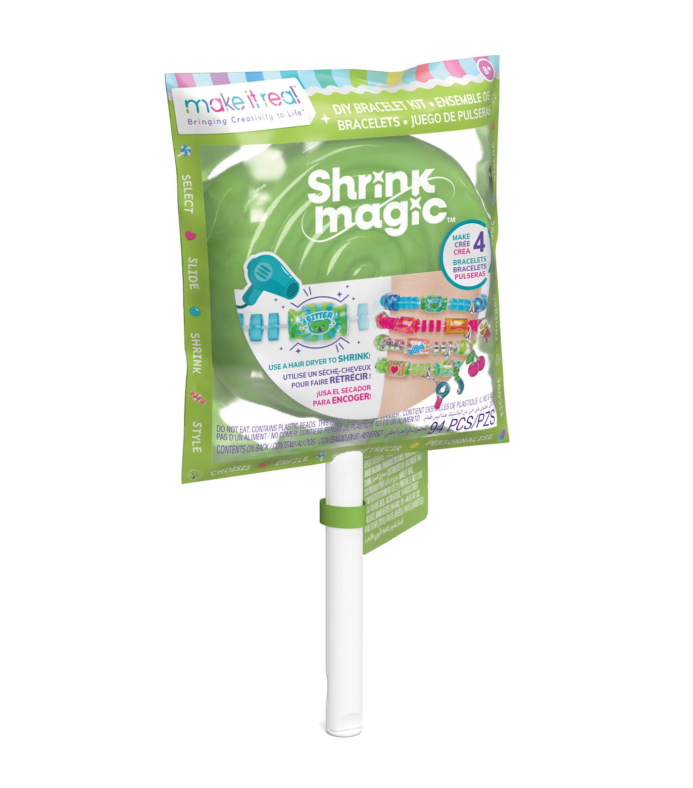 Shrink Magic Lollipop Bracelet Kit Green