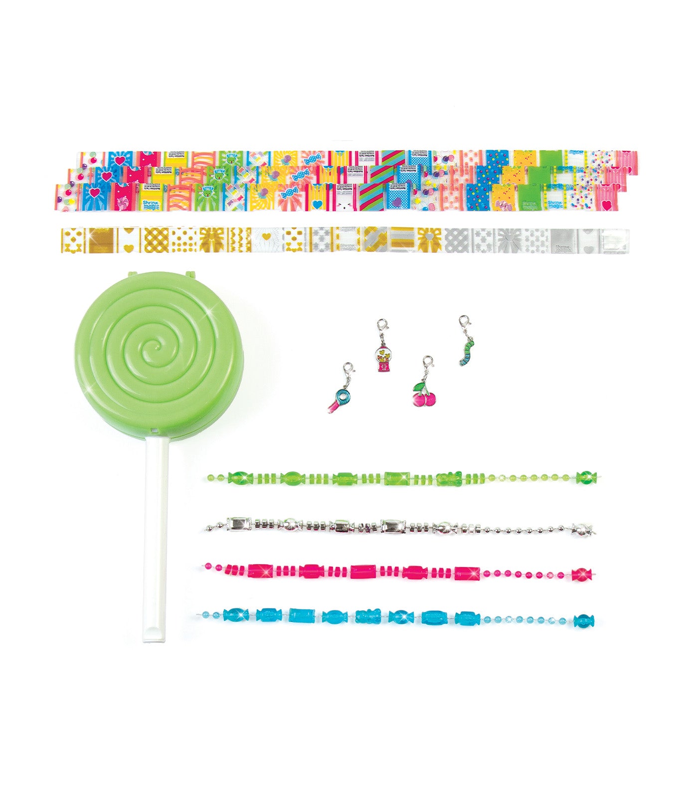 Shrink Magic Lollipop Bracelet Kit Green