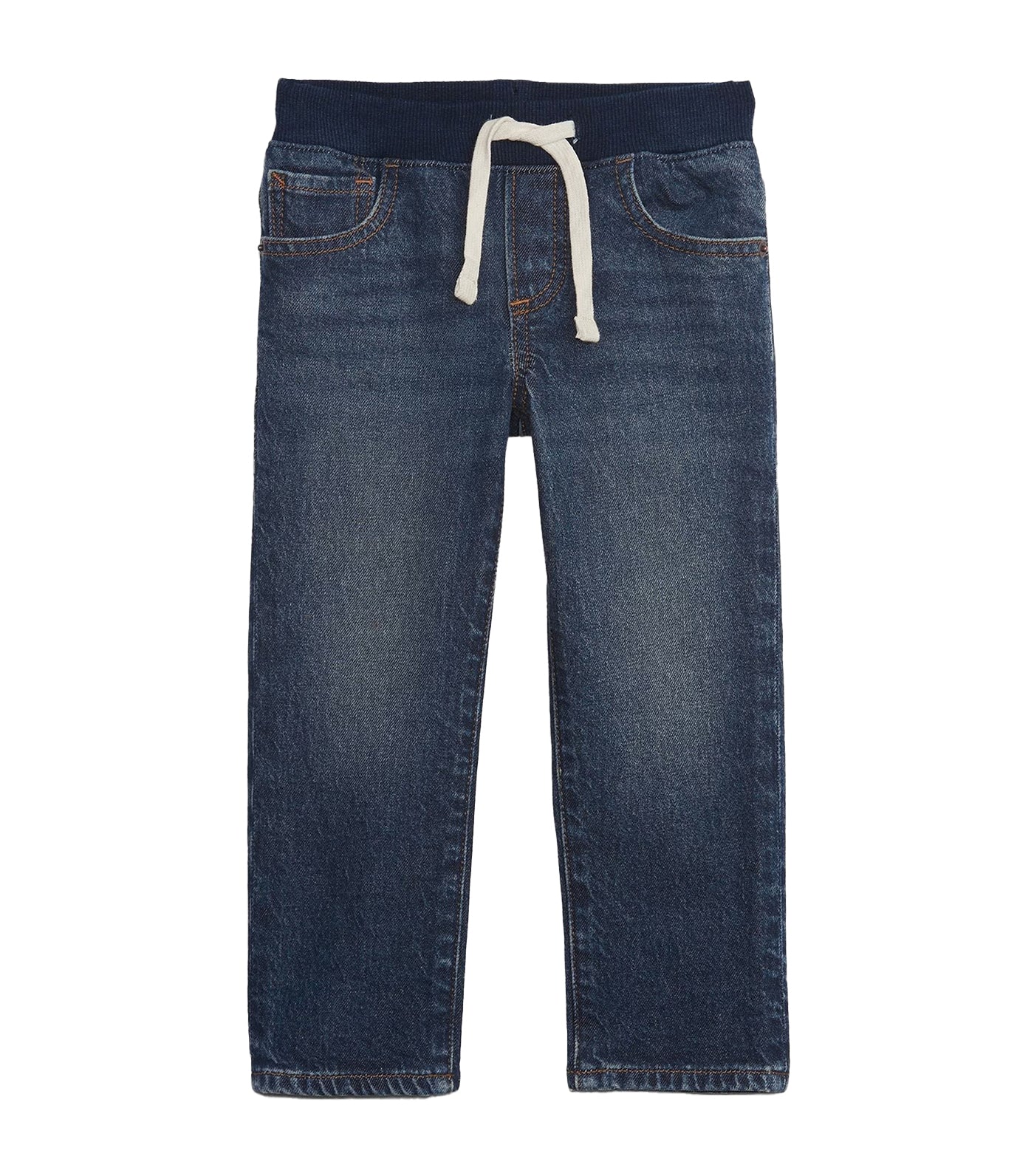 Toddler Slim Pull-On Jeans with Washwell Dark Wash