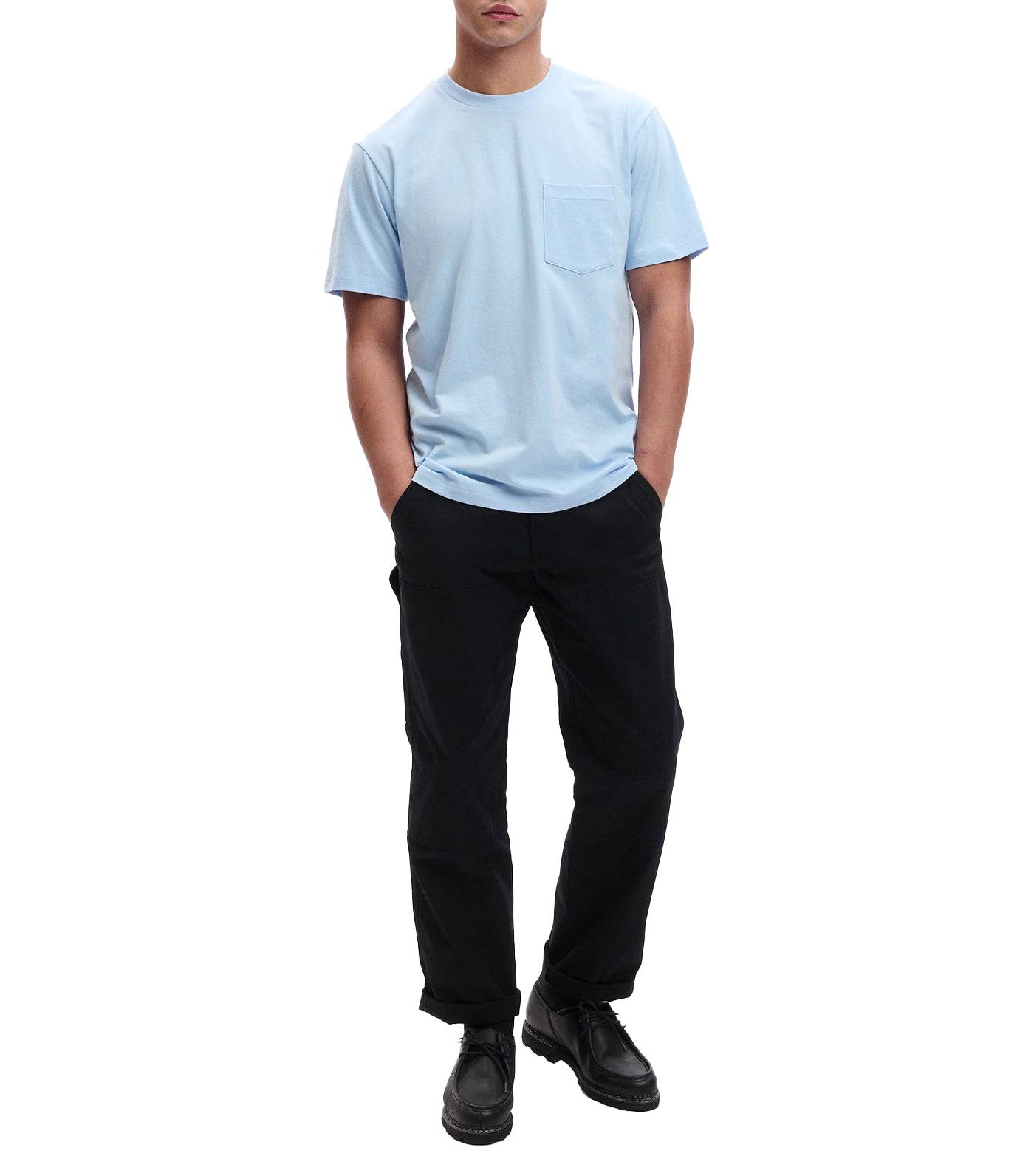Original Pocket T-Shirt Cerulean Blue