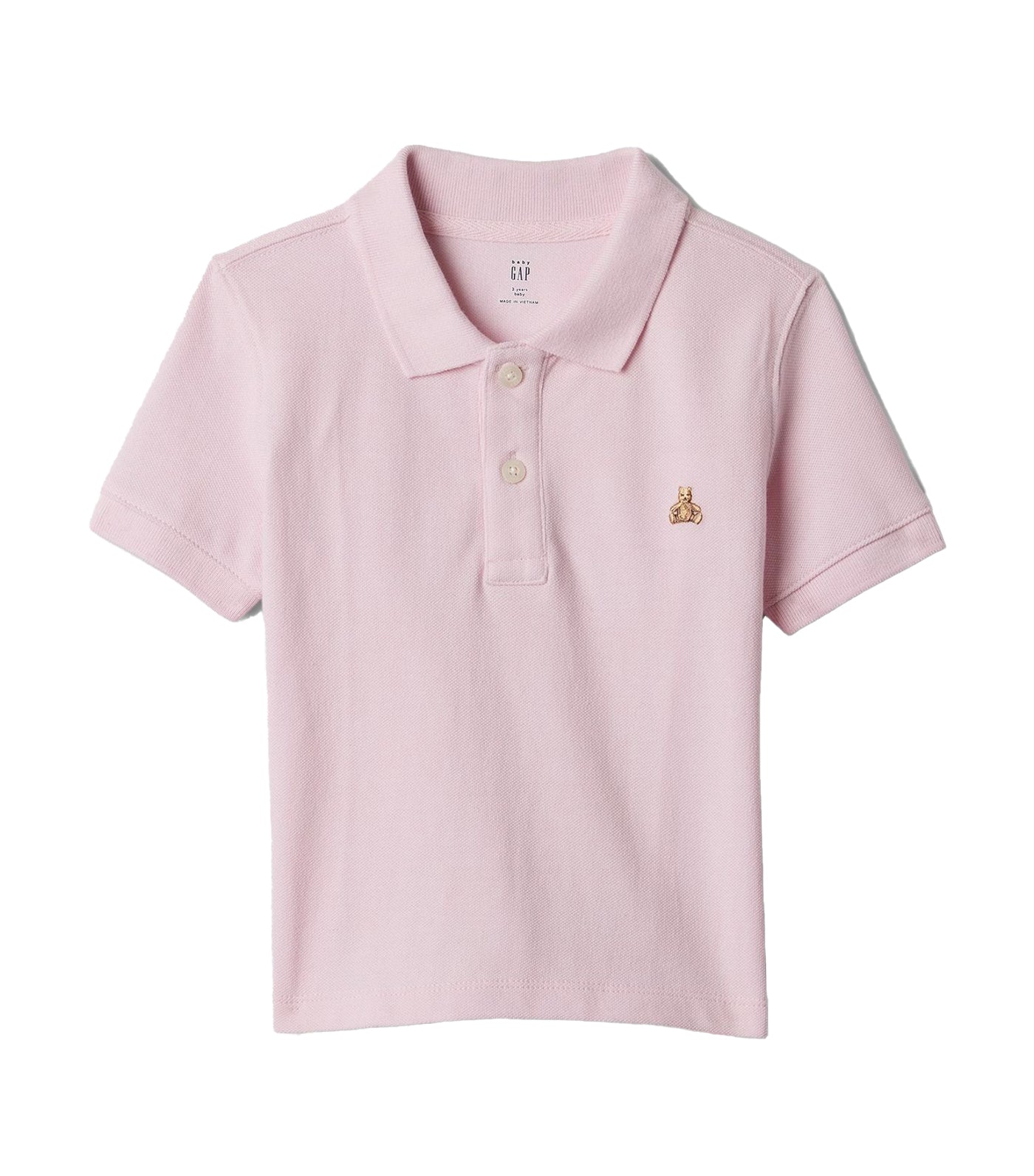 Toddler Polo T-Shirt Light Peony