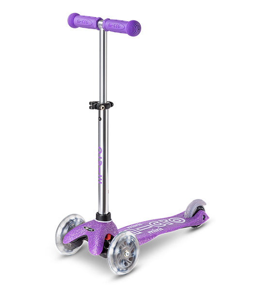 Mini Deluxe Fairy Glitter LED Scooter Pink