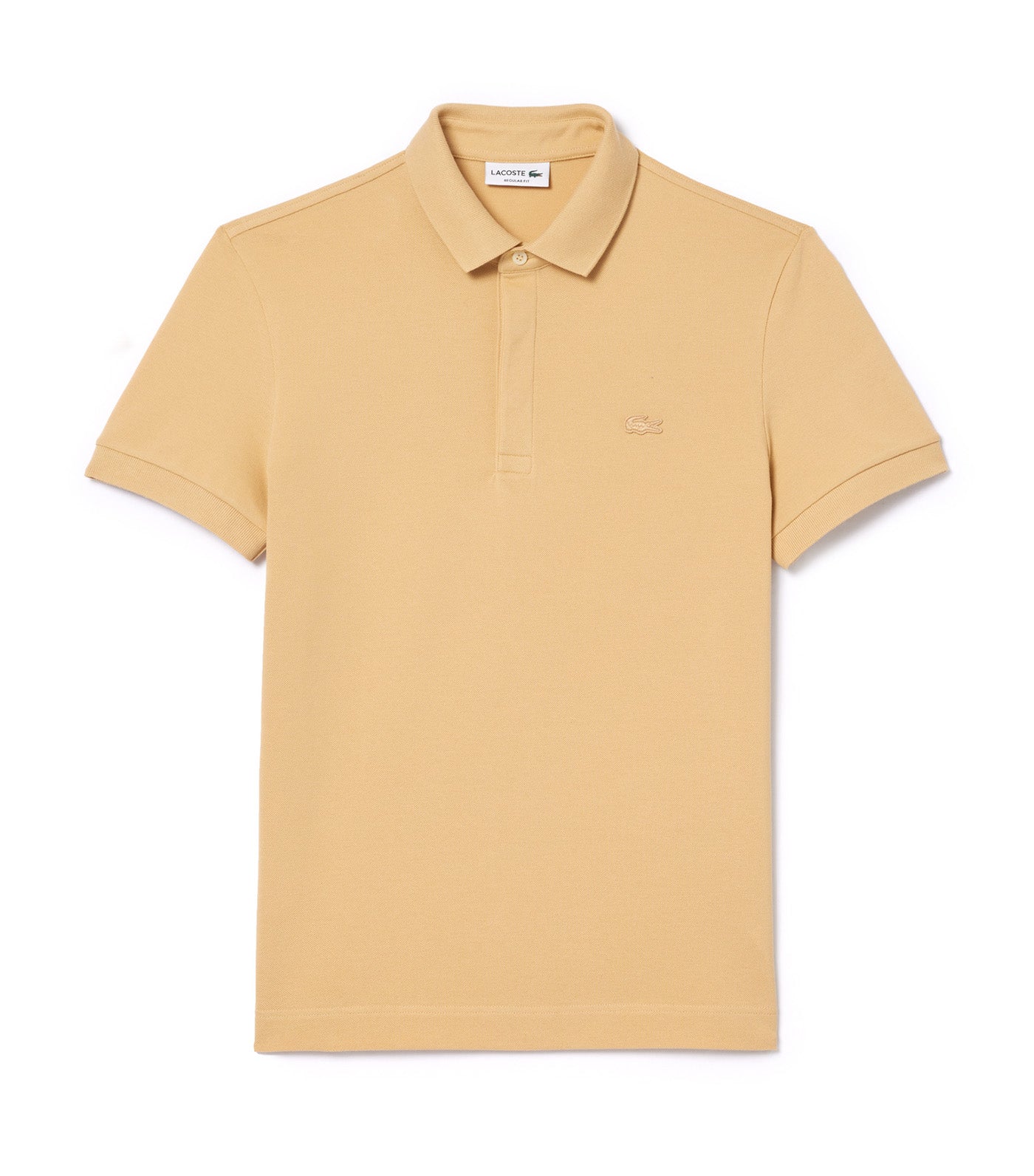 Men's Lacoste Paris Polo Shirt Regular Fit Stretch Cotton Piqué Croissant