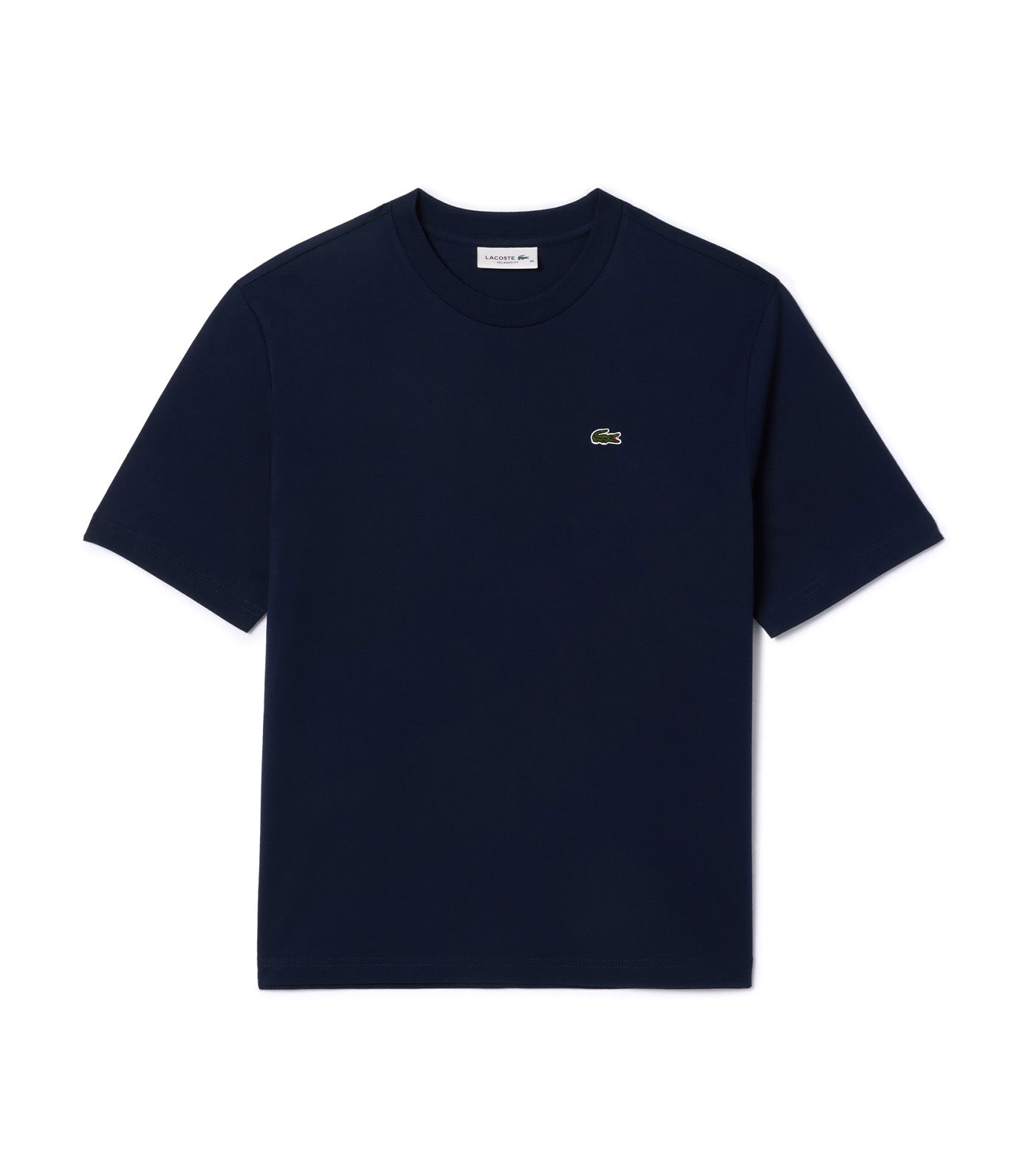 Relaxed Fit Lightweight Cotton Pima Jersey T-Shirt Navy Blue