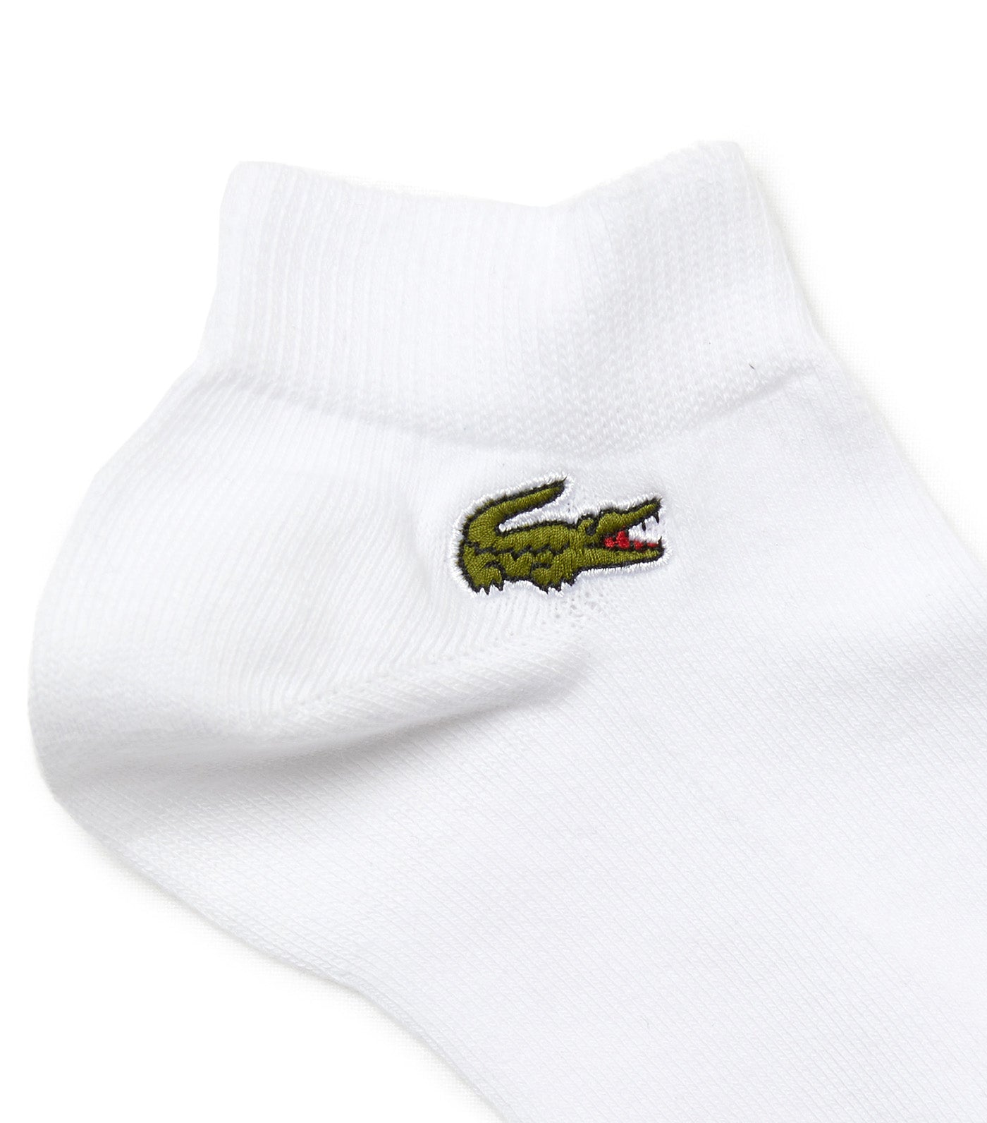 Men's Lacoste SPORT Low-Cut Socks Three-Pack White/White-White