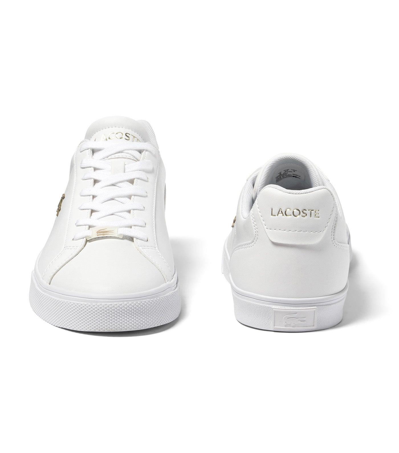 Men's Lacoste Lerond Pro Leather Trainers White/White