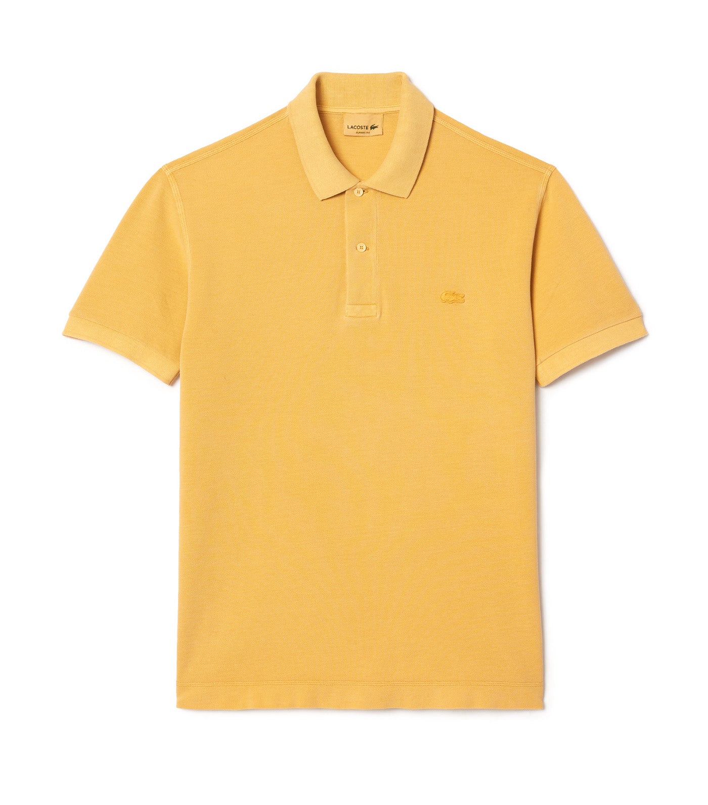 Classic Fit Cotton Piqué Polo Shirt Eco Golden Haze