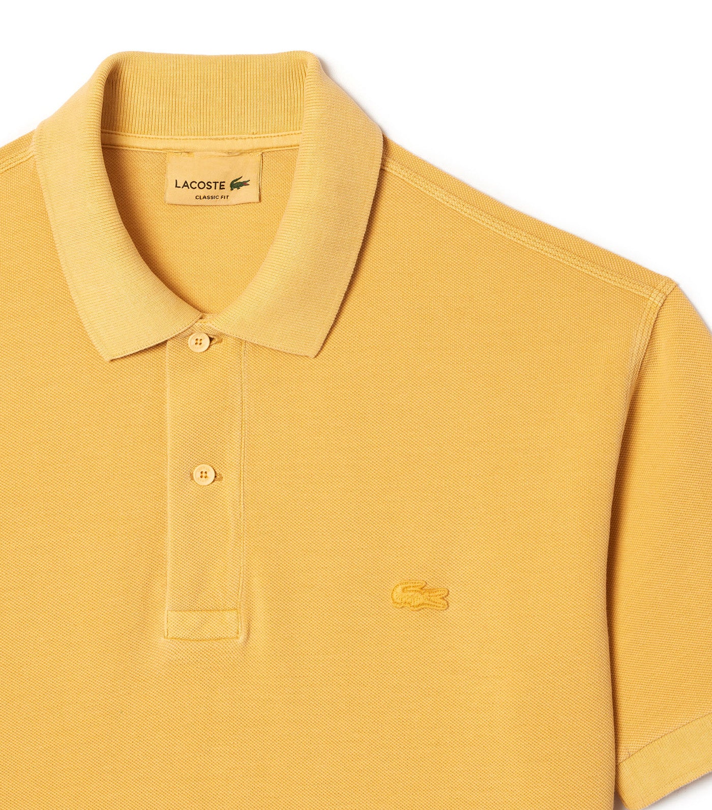 Classic Fit Cotton Piqué Polo Shirt Eco Golden Haze