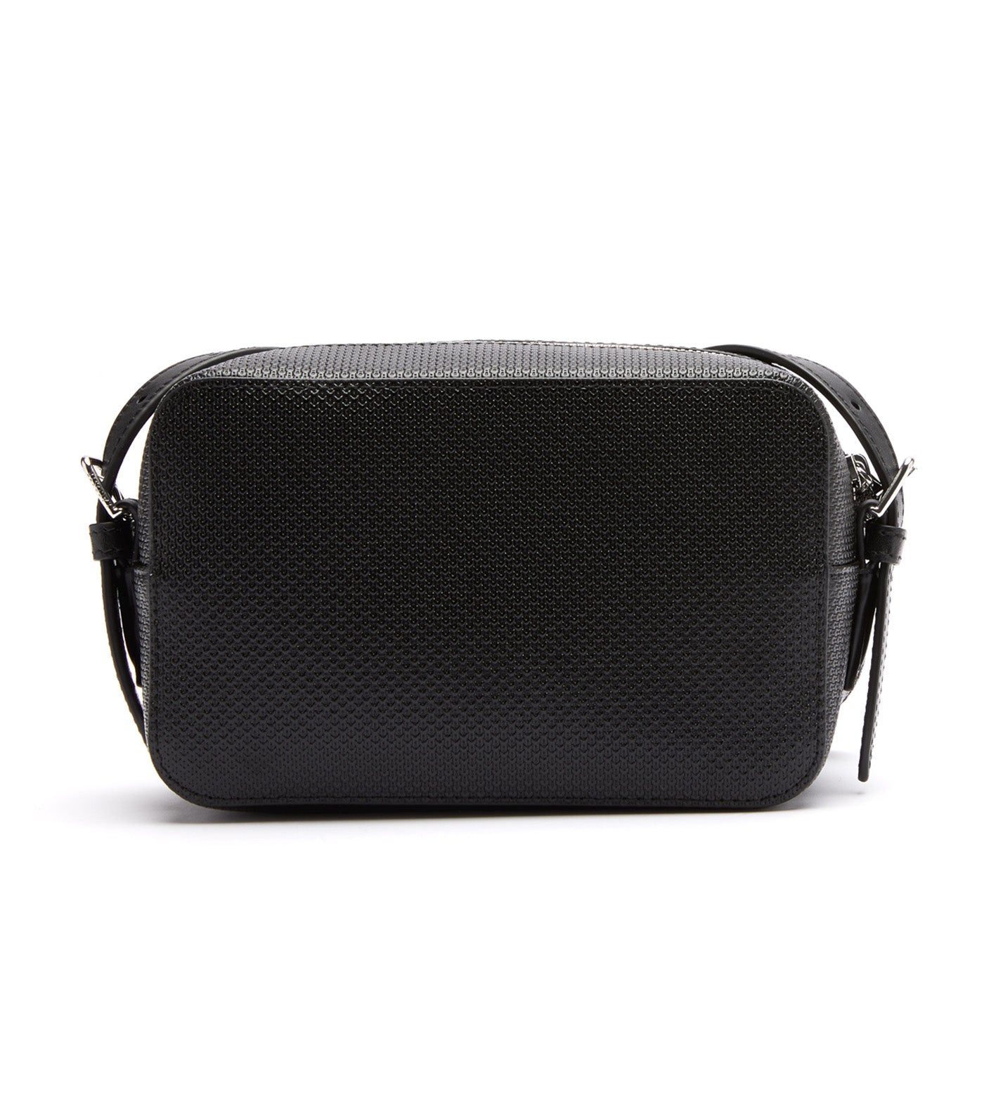 Unisex Chantaco Piqué Leather Small Shoulder Bag Noir