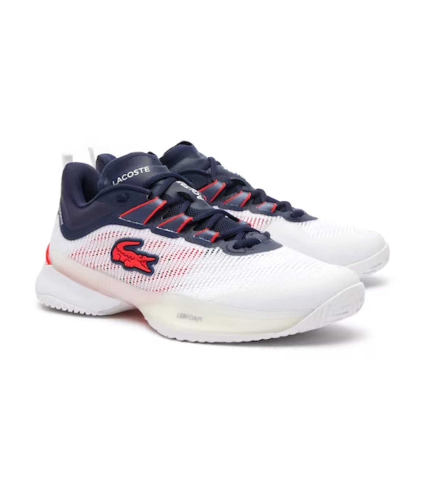 Men's AG-LT23 Ultra Textile Tennis Shoes White/Navy/Red
