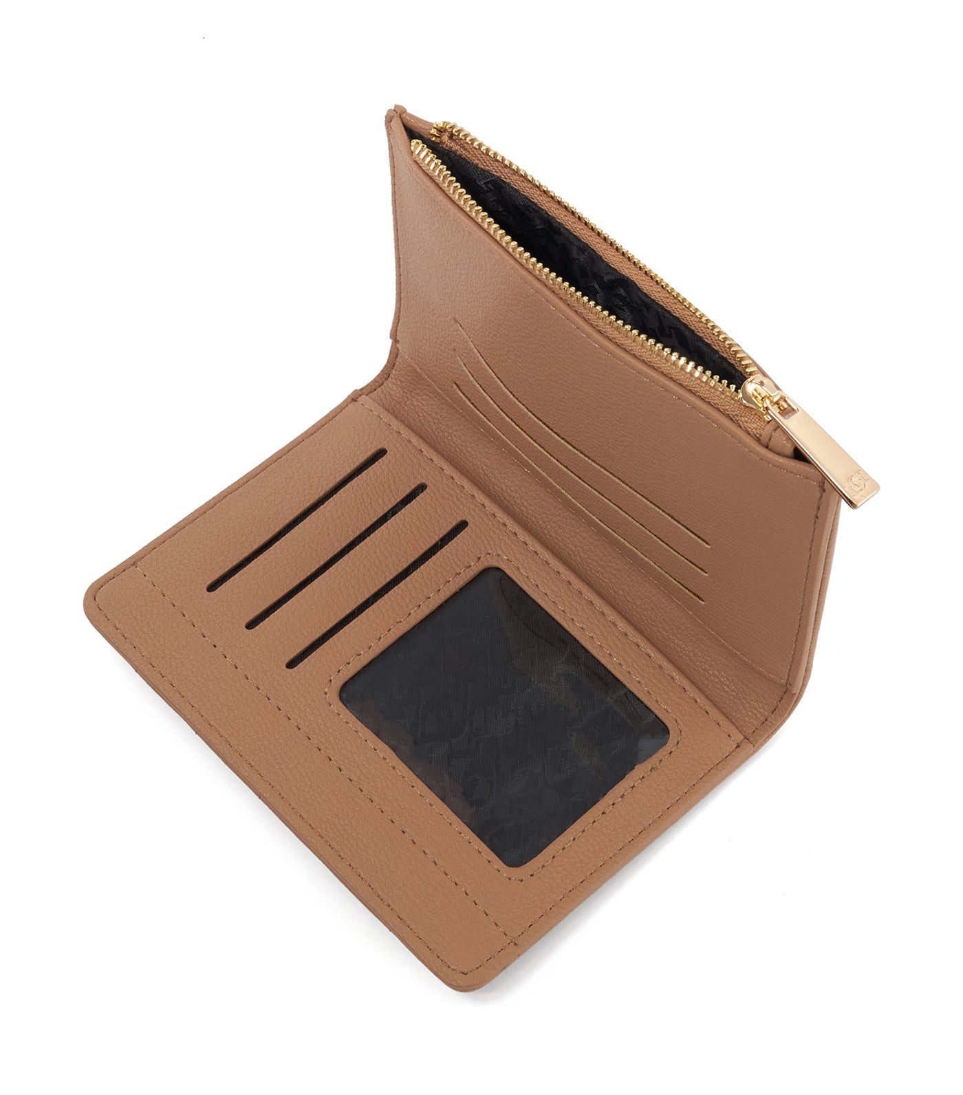 Kinners Branded Reptile-Effect Cardholder Camel-Synthetic