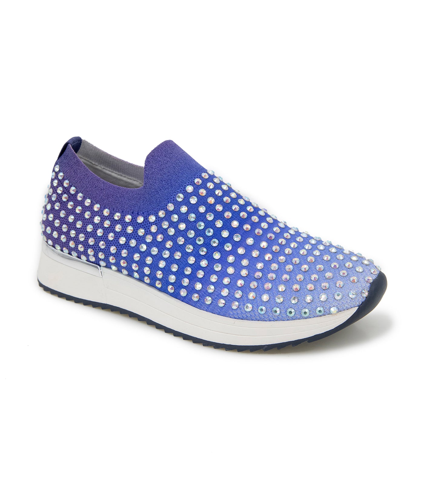 Cameron Jewel Jogger Slip-On Sneaker Blue Ombre Knit