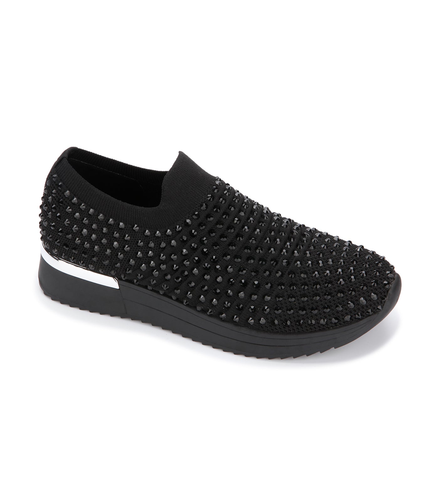 Cameron Jewel Jogger Slip-On Sneaker Black