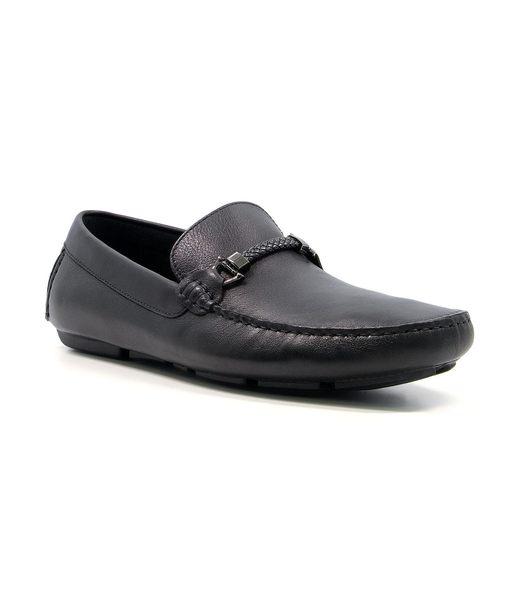Chaussures Oxford Homme Dune Rotterdam - Cuir Noir Taille 9 M Occasion