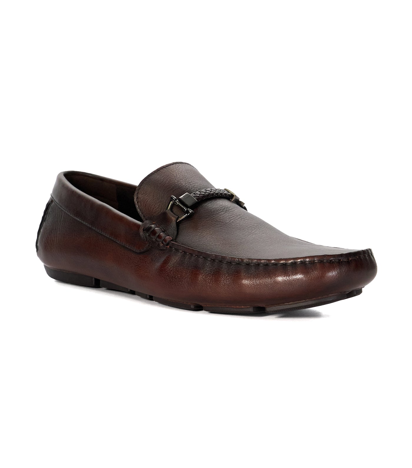 Beacons Moccasins Dark Brown-Leather