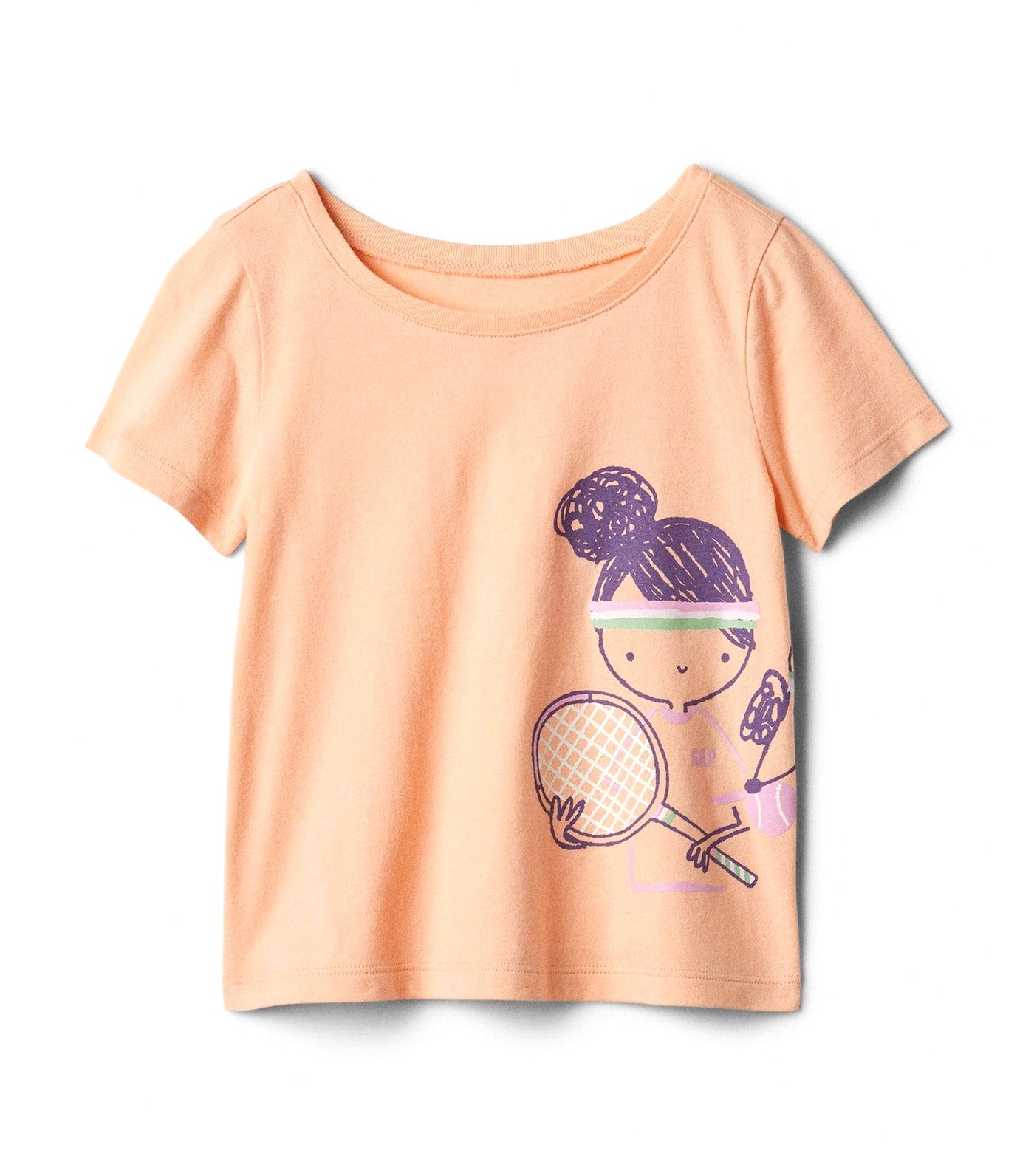 Toddler Logo T-Shirt Peach Parfait