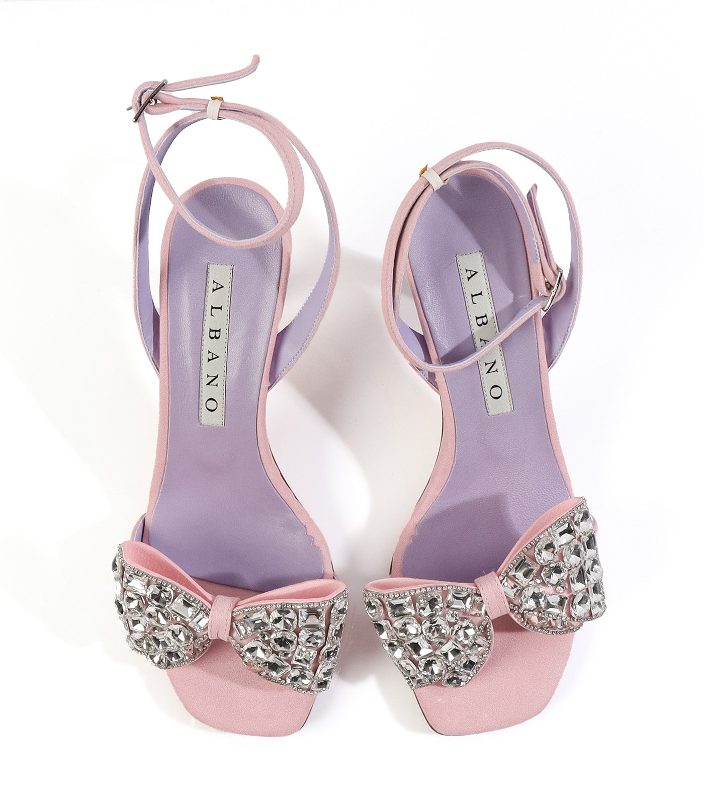 5232 Velour Sandals Pink