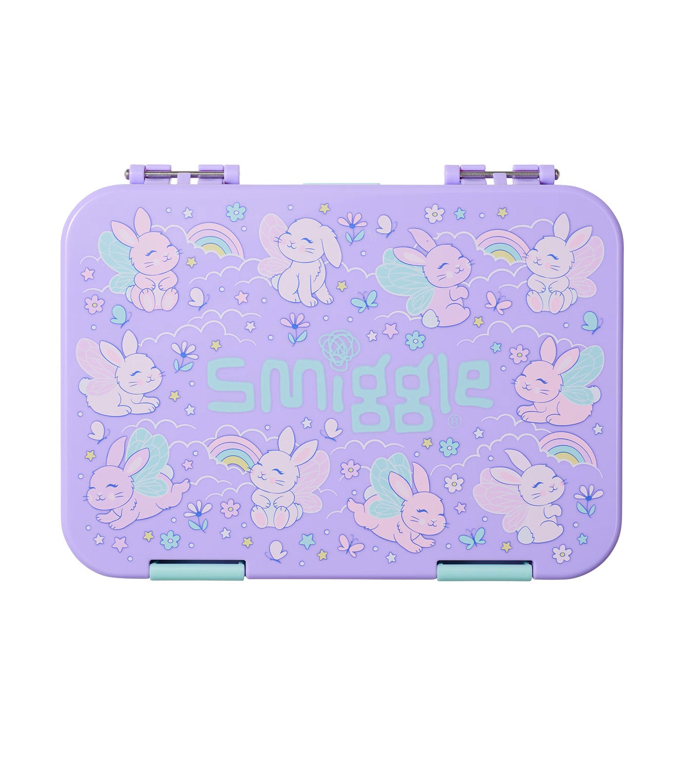 Blast Off Medium Happy Bento Lunchbox Lilac