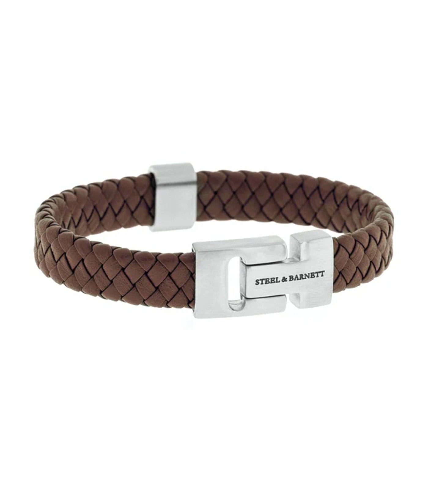 Harrison Nappa Leather Bracelet Brown