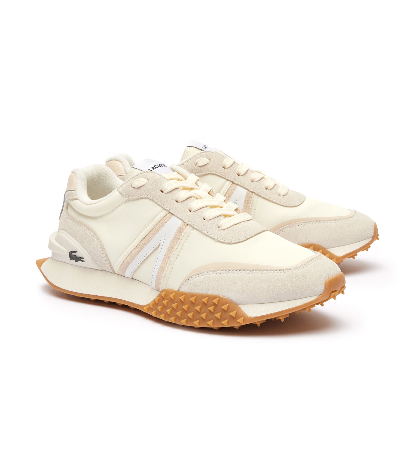 Men's L-Spin Deluxe Tonal Trainers Off White/Natural