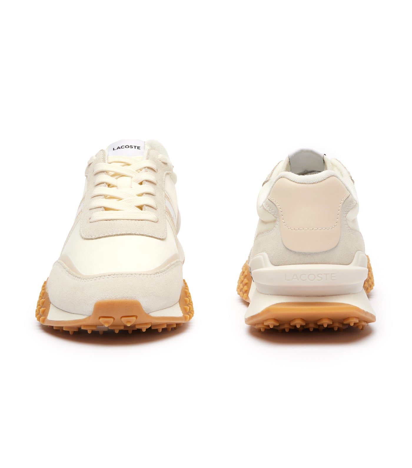 Men's L-Spin Deluxe Tonal Trainers Off White/Natural