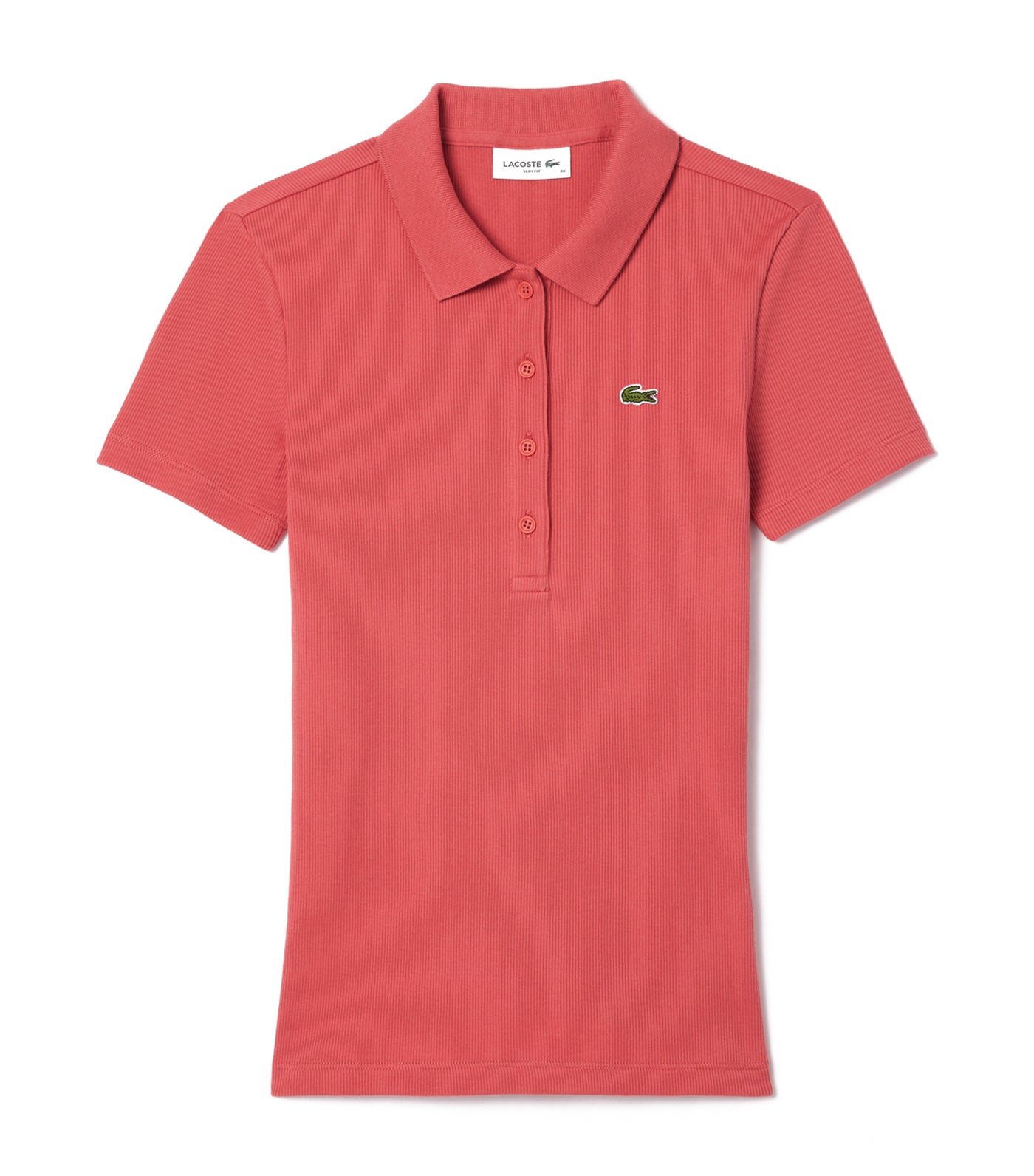Women’s Lacoste Organic Cotton Polo Shirt Sierra Red