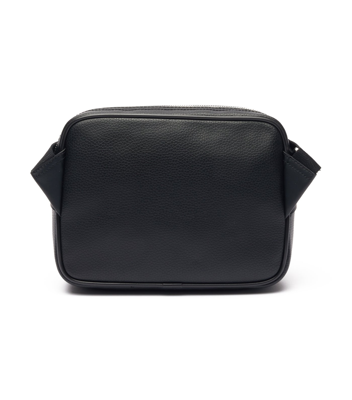 Angy Zip Pocket Front Shoulder Bag Noir