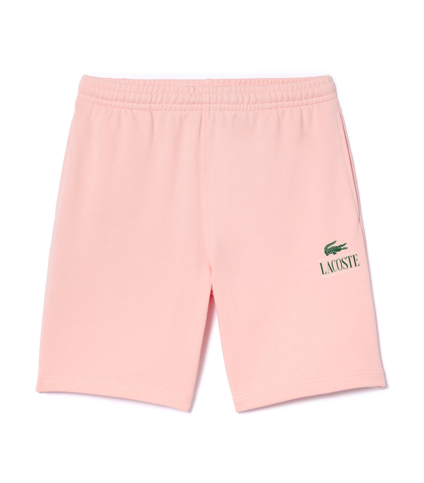 Lacoste Signature Print Jogger Shorts Waterlily