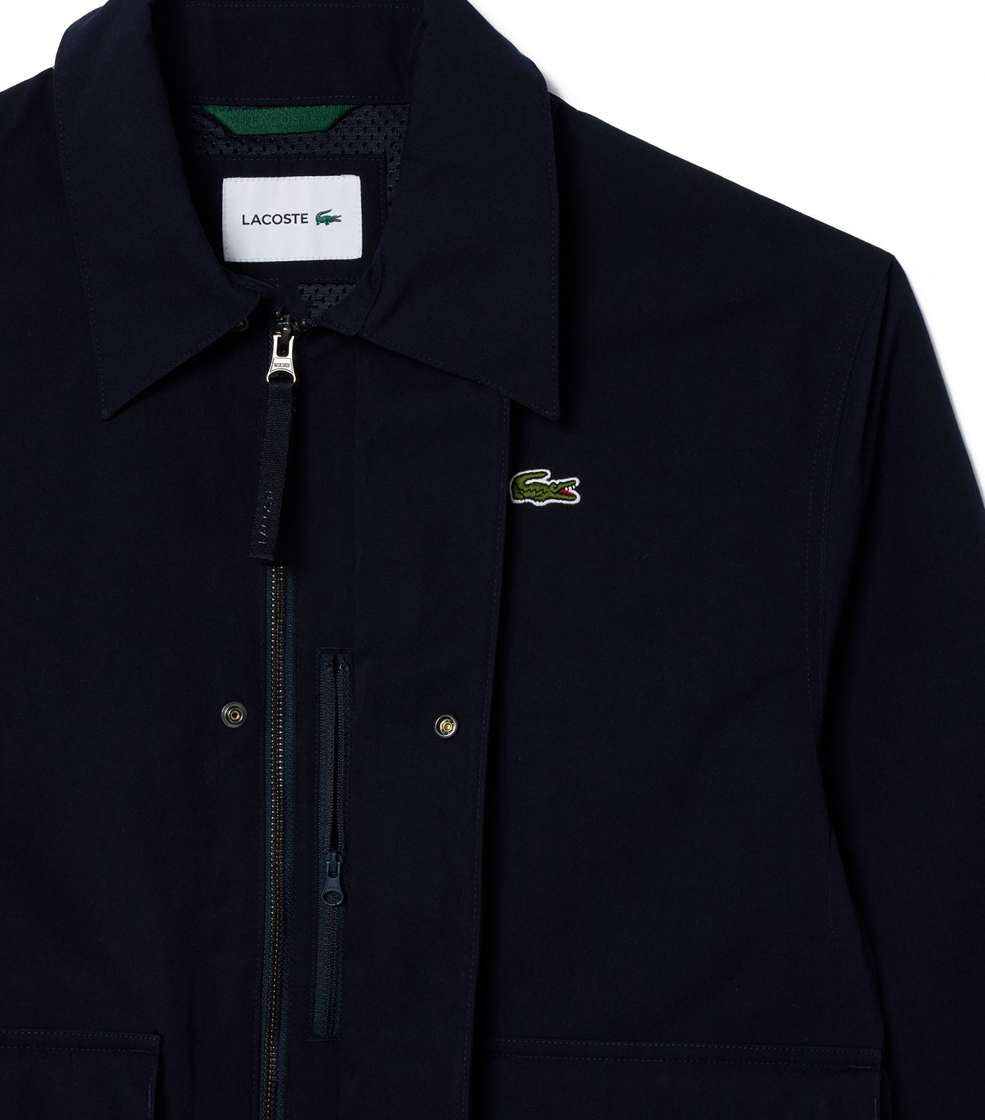Lacoste Shirt Collar Functional Outerwear Abysm