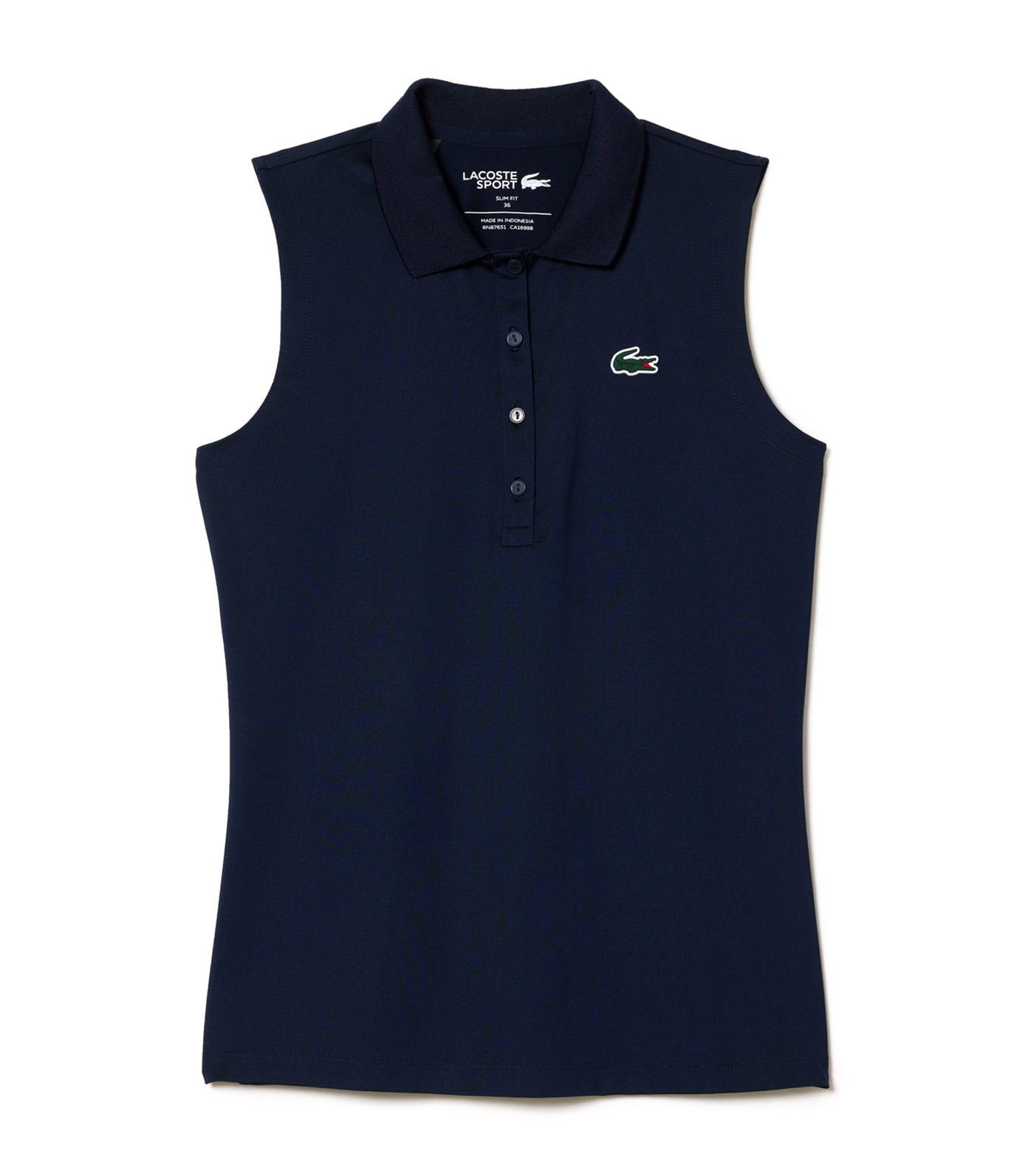 Ultra-Dry Slim Fit Anti-UV Stretch Golf Polo Shirt Navy Blue