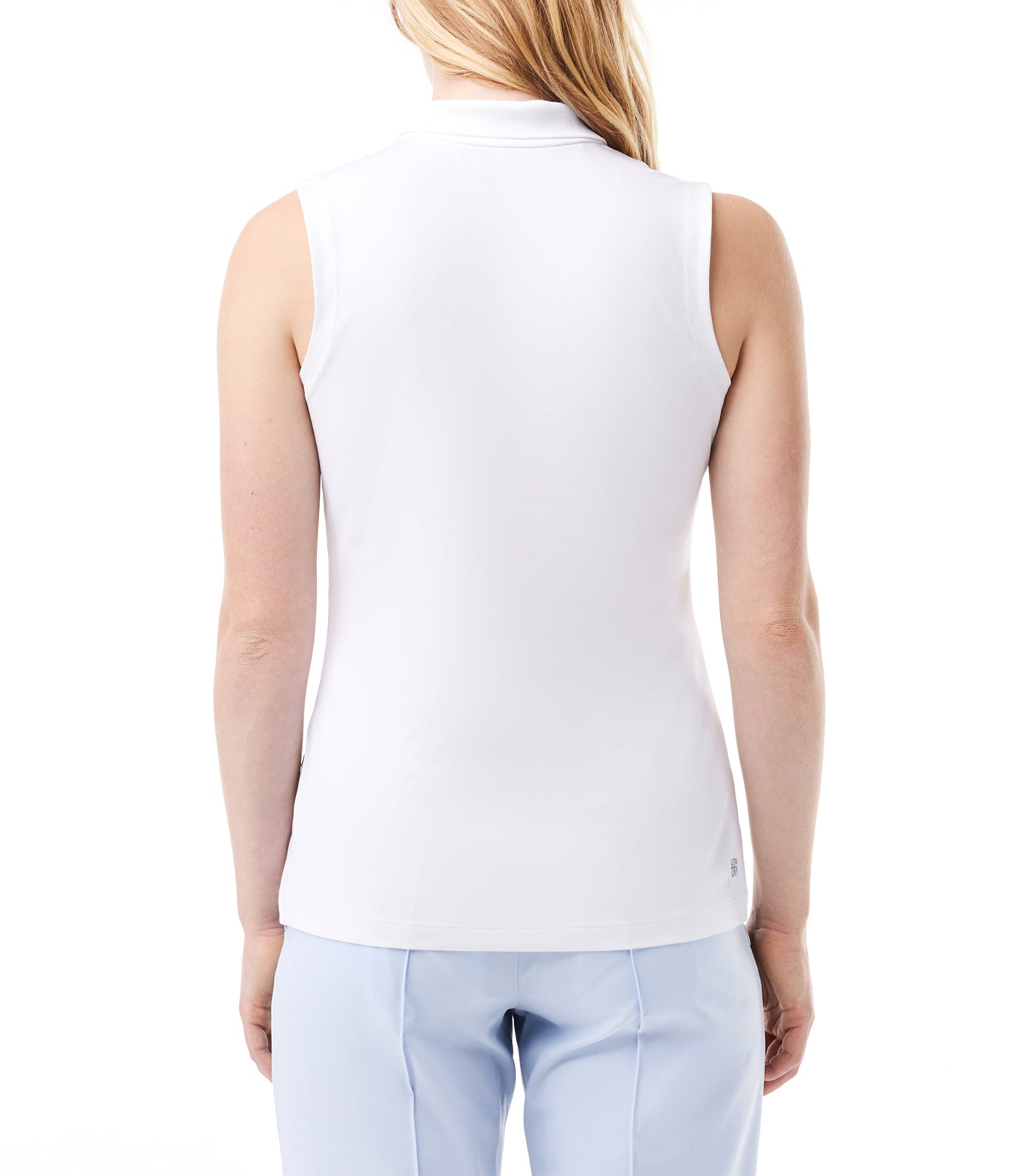 Ultra-Dry Slim Fit Anti-UV Stretch Golf Polo Shirt White