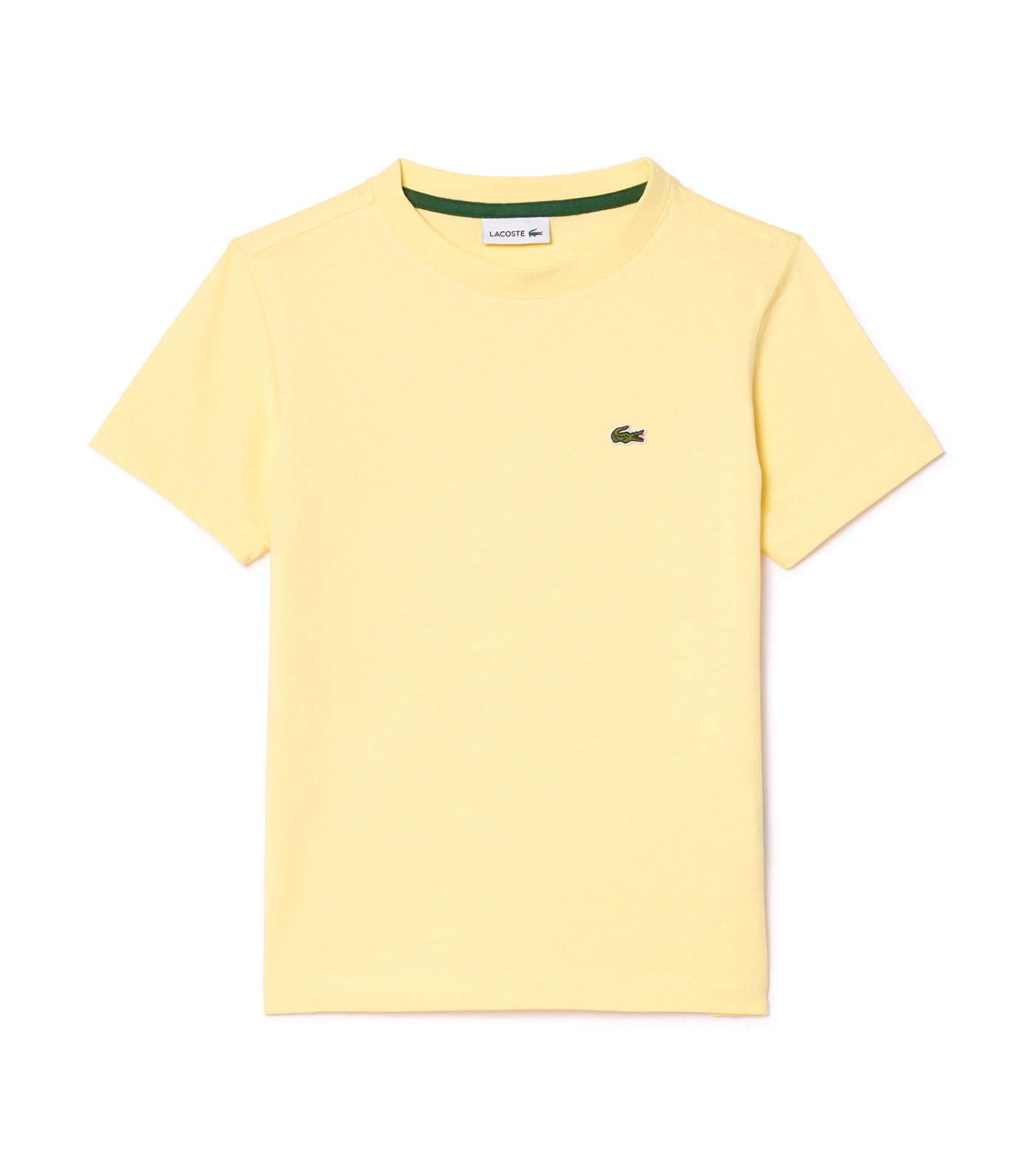 Plain Cotton Jersey T-Shirt Yellow