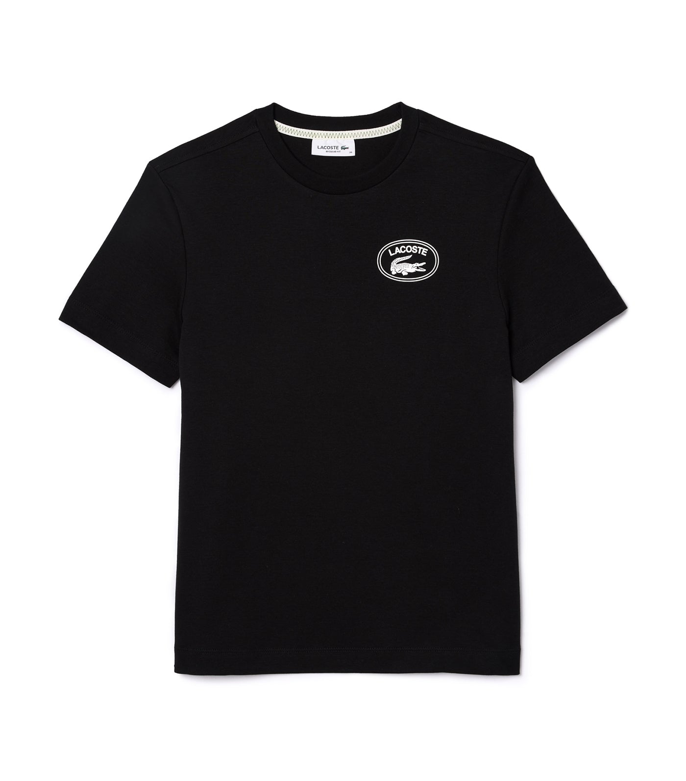 Regular Fit Signature Print T-Shirt Black