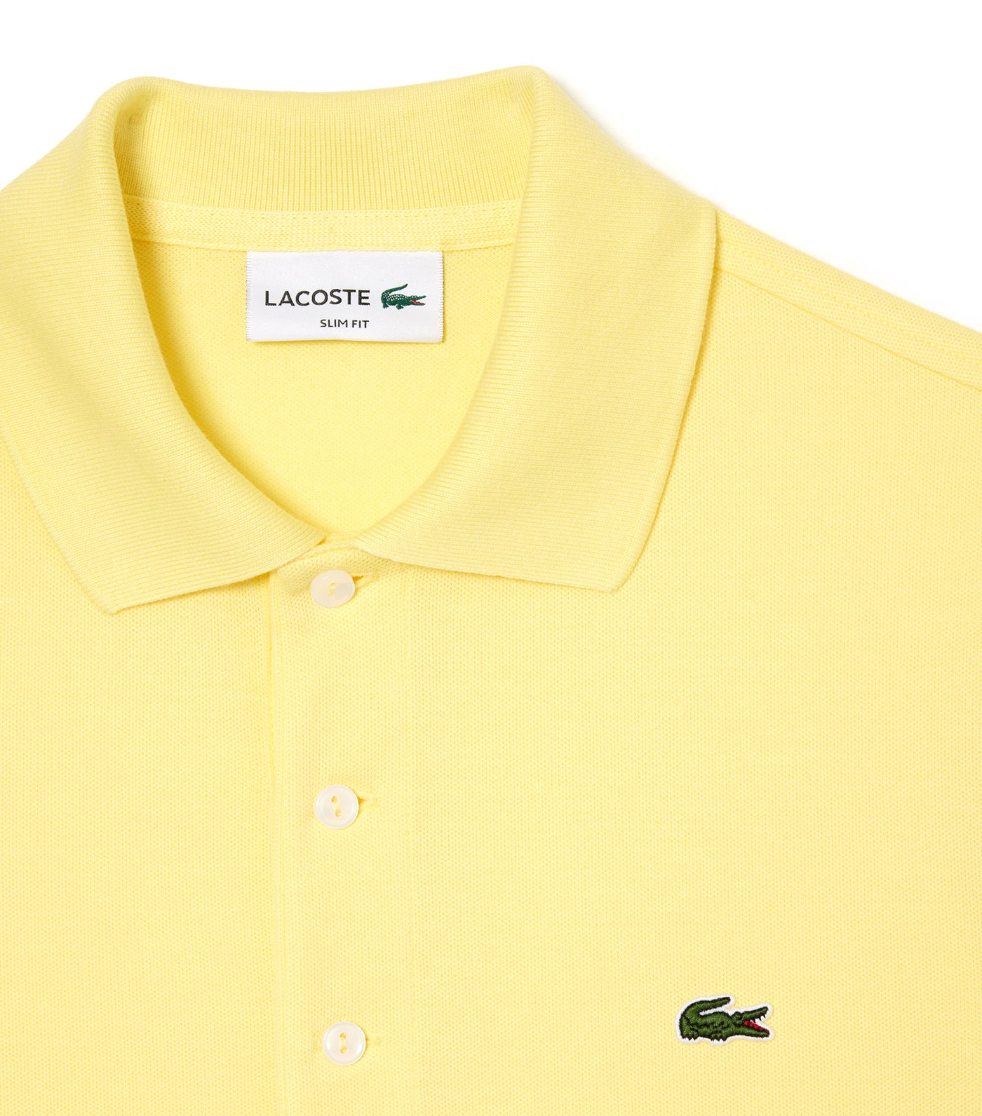 Double Sided Cotton Piqué Oversized Polo Shirt Yellow