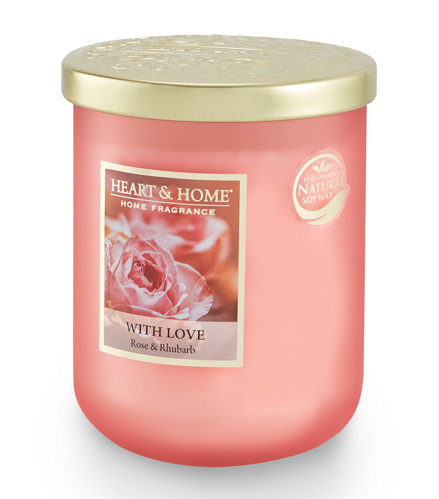 With Love Rose Soy Candle