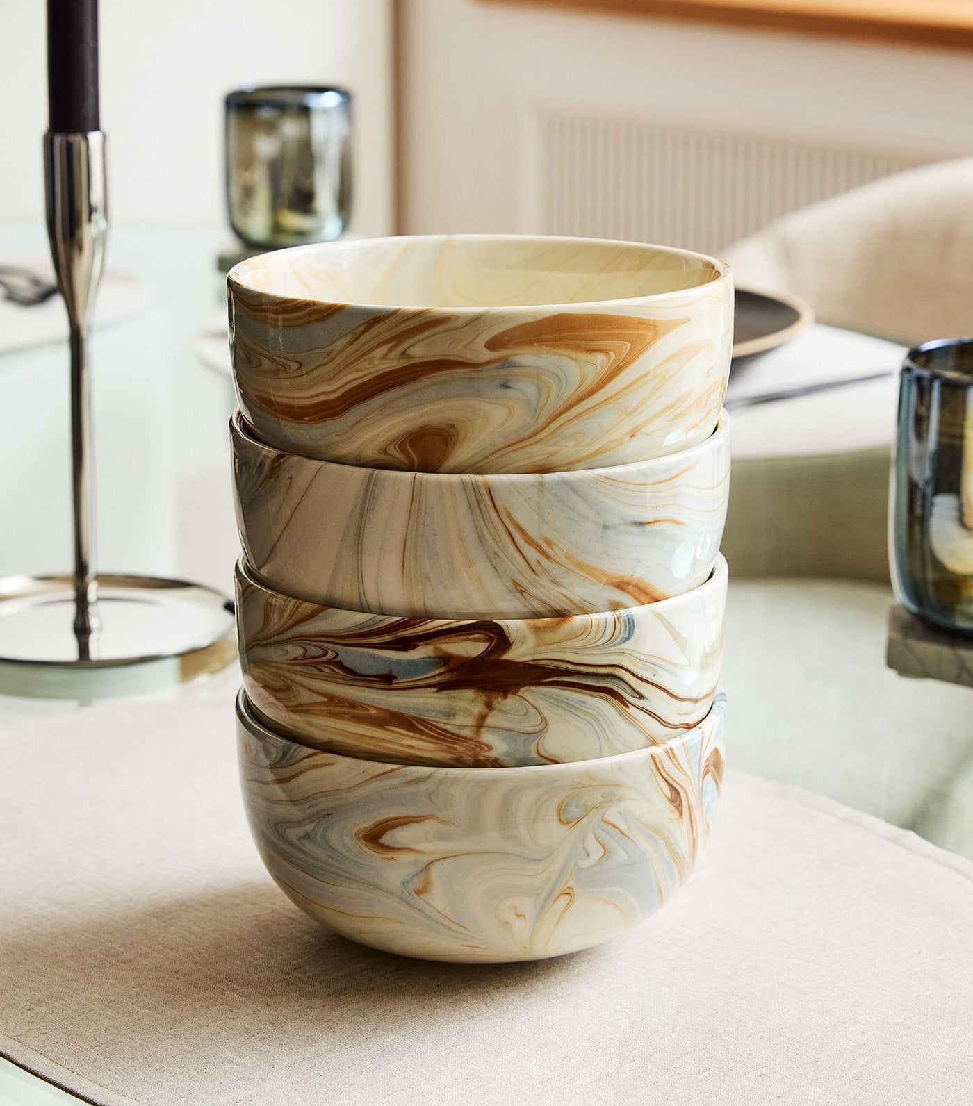 Marble Swirl Cereal Bowls