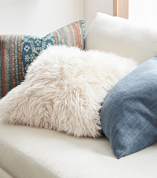 Luxe Faux Fur Pillow Cover