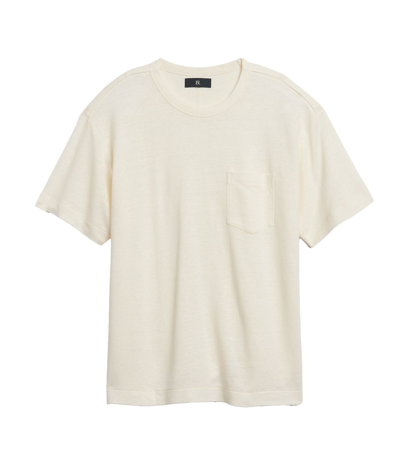 Linen French Terry T-Shirt Natural