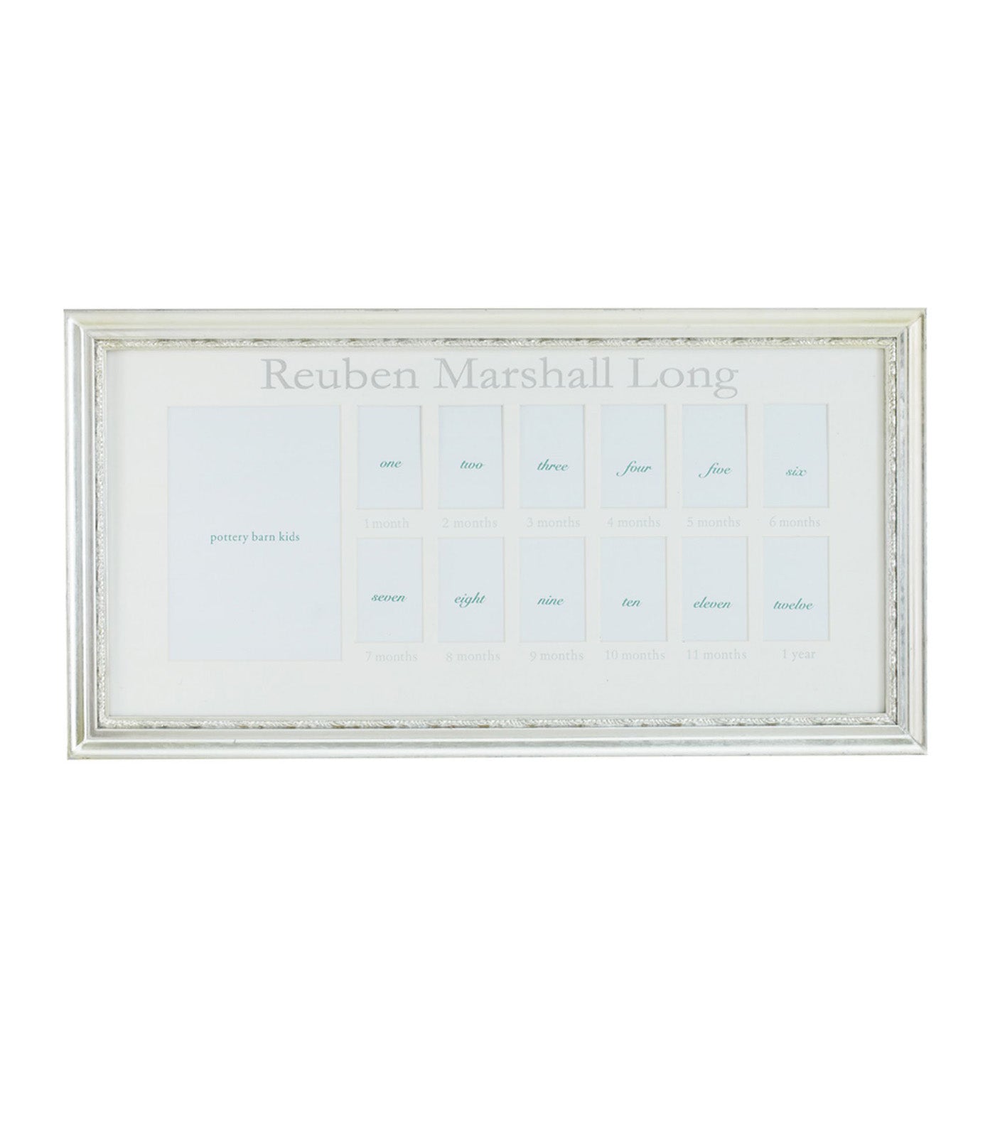 Pottery store Barn Kids Silver Leaf Petal Mirror